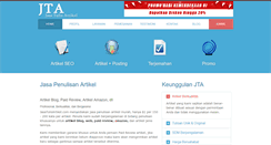 Desktop Screenshot of jasatulisartikel.com