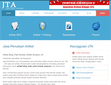 Tablet Screenshot of jasatulisartikel.com